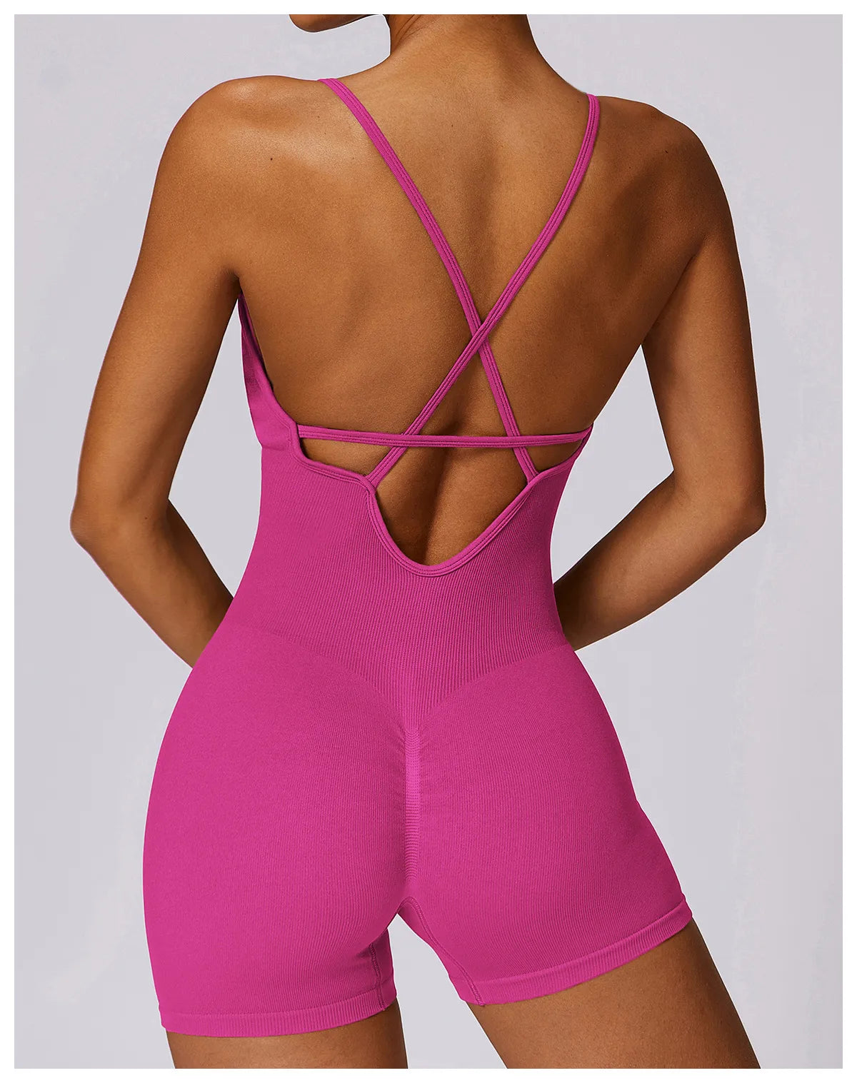 Fitness Seamless Beauty Back Yoga Jumpsuit